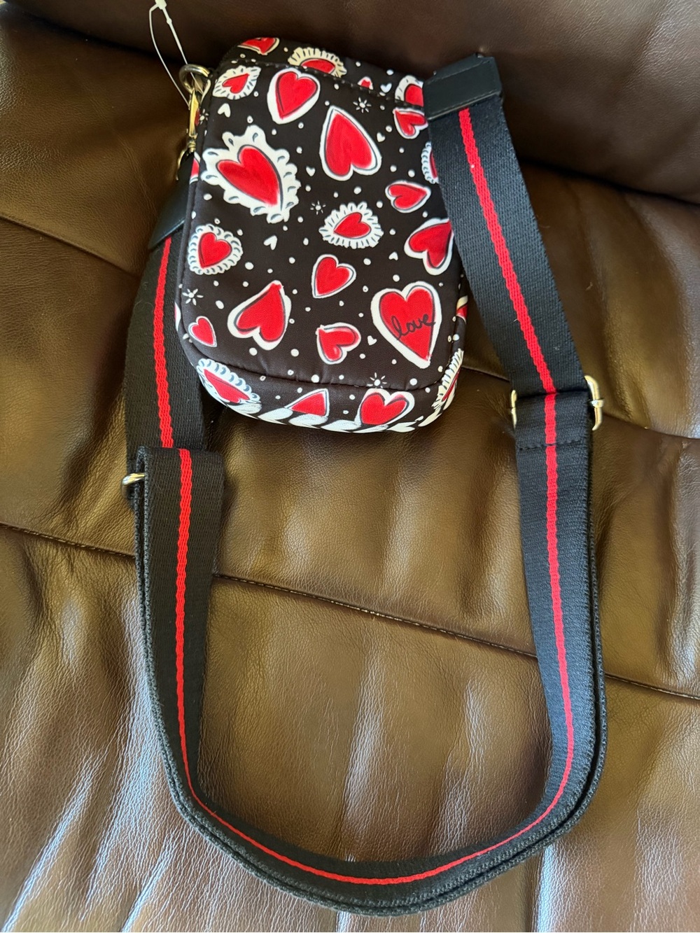 Brighton Hearts a Flutter Crossbody Bag NWT Retail $88 - Picture 8 of 10